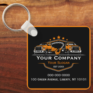 Professional Towing Company, Hauling Service Keychain