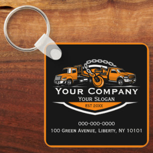 Professional Towing Company, Hauling Service Keychain