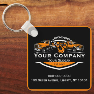 Professional Towing Company, Hauling Service Keychain