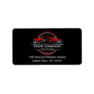 Professional Towing Company, Hauling Service Label