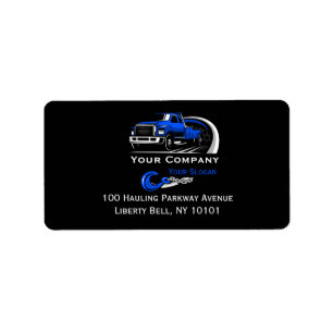 Professional Towing Company, Hauling Service Label