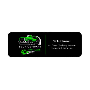 Professional Towing Company, Hauling Service Label