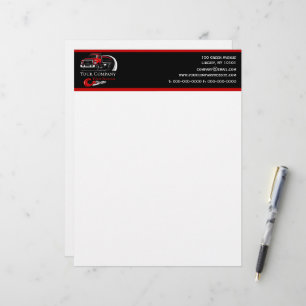 Professional Towing Company, Hauling Service Letterhead