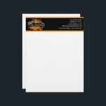 Professional Towing Company, Hauling Service Letterhead<br><div class="desc">Professional Towing Company,  Hauling Service Letterhead. Featuring a tow-truck design. Orange and Black. Personalize and add your business details.  We also offer matching company business cards,  shirts,  labels,  magnets,  and more for your business needs. Check out our store.</div>