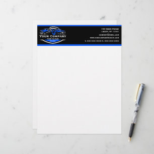 Professional Towing Company, Hauling Service Letterhead
