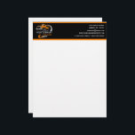 Professional Towing Company, Hauling Service Letterhead<br><div class="desc">Professional Towing Company,  Hauling Service Letterhead. Featuring a tow-truck design. Orange and Black. Personalize and add your business details.  We also offer matching company business cards,  shirts,  labels,  magnets,  and more for your business needs. Check out our store.</div>