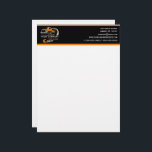 Professional Towing Company, Hauling Service Letterhead<br><div class="desc">Professional Towing Company,  Hauling Service Letterhead. Featuring a tow-truck design. Orange and Black. Personalize and add your business details.  We also offer matching company business cards,  shirts,  labels,  magnets,  and more for your business needs. Check out our store.</div>