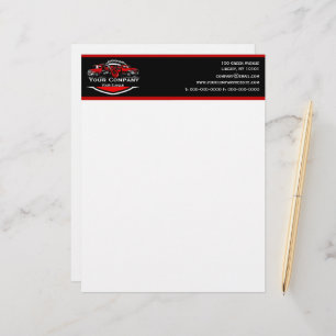 Professional Towing Company, Hauling Service Letterhead