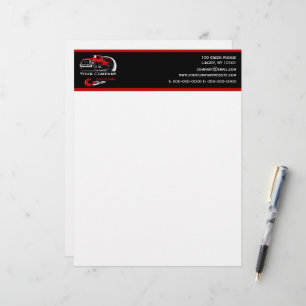 Professional Towing Company, Hauling Service Letterhead