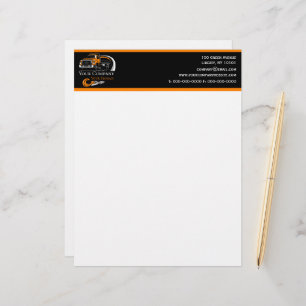 Professional Towing Company, Hauling Service Letterhead