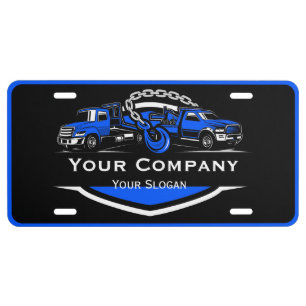 Professional Towing Company, Hauling Service License Plate