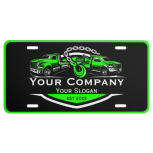 Professional Towing Company, Hauling Service License Plate