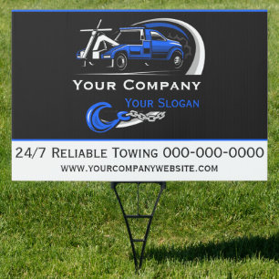 Professional Towing Company, Hauling Service Sign