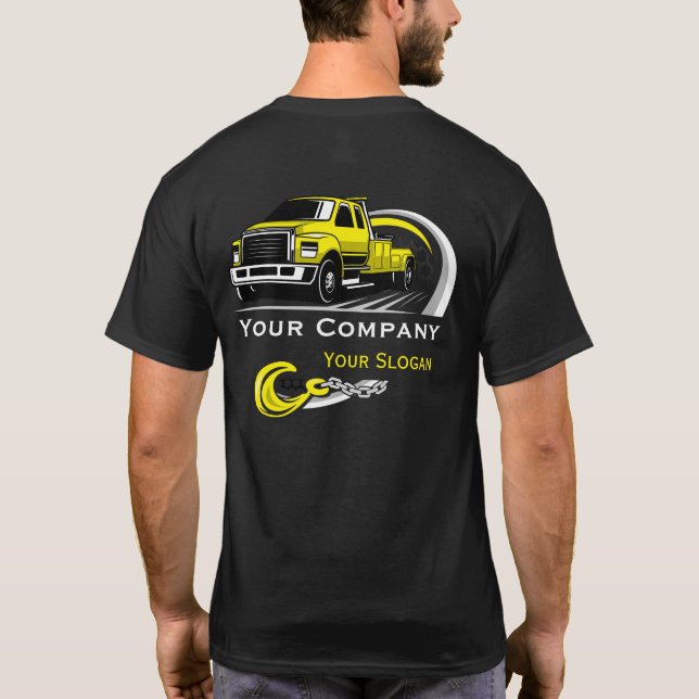 Professional Towing Company, Hauling Service T-Shirt (Back)