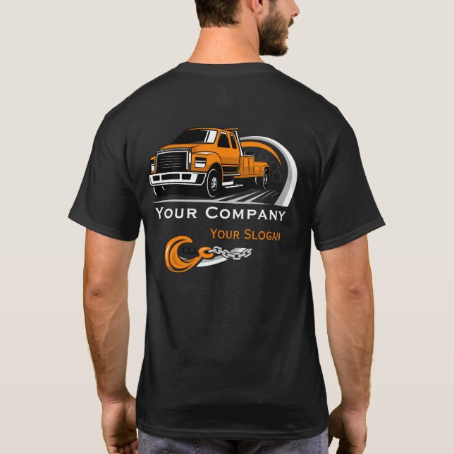 Professional Towing Company, Hauling Service T-Shirt (Back)