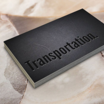Professional Transportation Broker Business Card by cardfactory at Zazzle