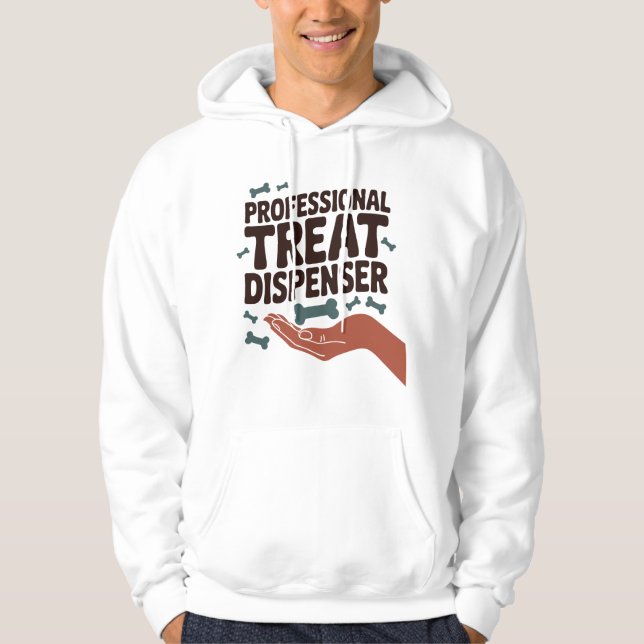 Professional Treat Dispenser - Dog Parent Fun Hoodie (Front)