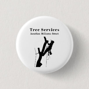 Professional Tree Trimming Service Business Button