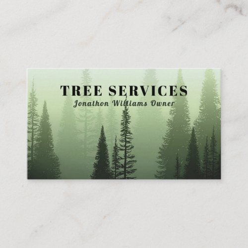 Professional Tree Trimming Service Business Card