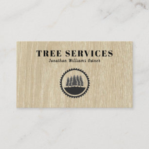 Professional Tree Trimming Service Business Card