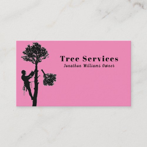 Professional Tree Trimming Services Business Card