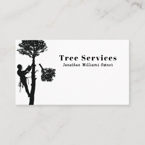 Professional Tree Trimming Services Business Card