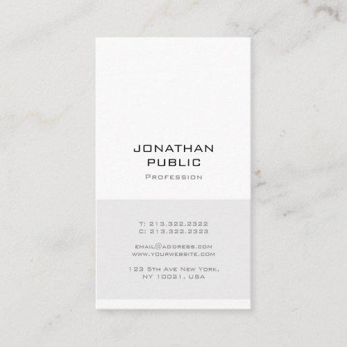 Professional Trendy Simple Template Elegant Modern Business Card