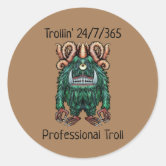 Don't Feed The Trolls Sticker for Sale by Mark-Ewbie
