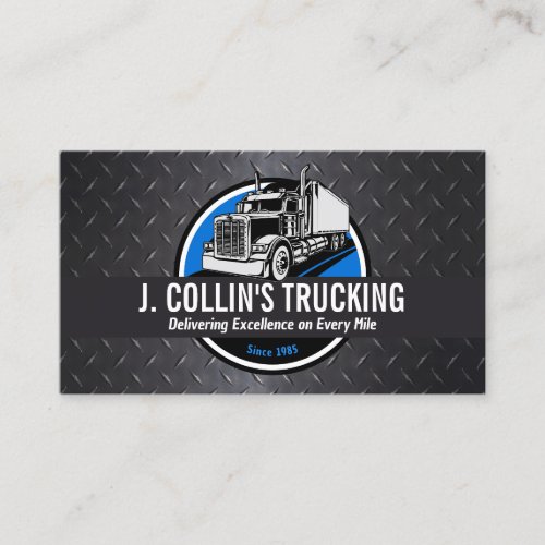 Professional Trucking  Business Card