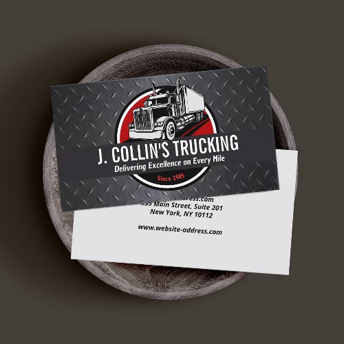 Professional Trucking  Business Card