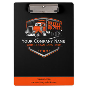 Professional Trucking Hauling Company  Clipboard