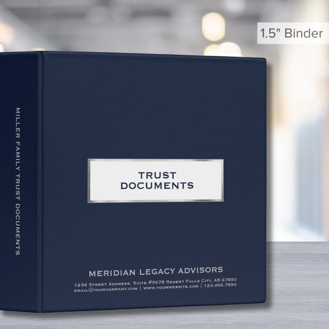Professional Trust Documents 3 Ring Binder (Creator Uploaded)