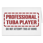 Professional Tuba Player (Front Horizontal)