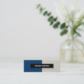 Professional Typist - Simple Elegant Stylish Mini Business Card (Standing Front)