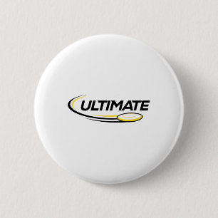 Professional Ultimate Frisbee Disc Golf Player Button