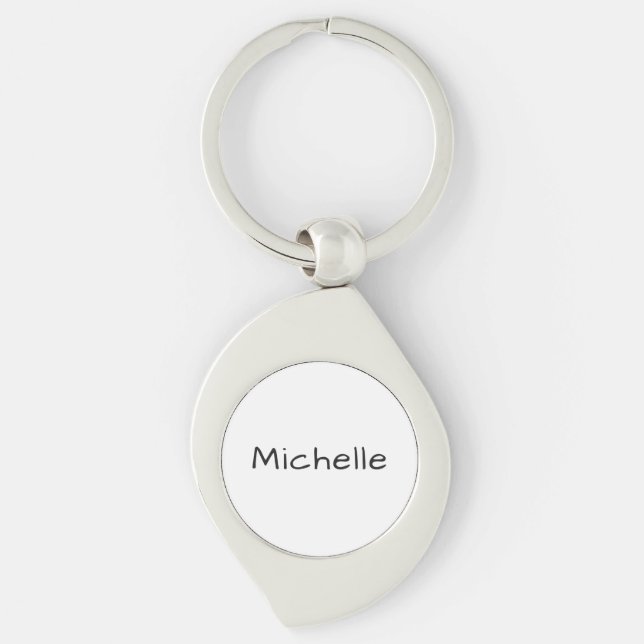 Professional Unique Casual Handwriting Keychain (Front)
