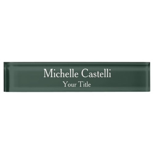 Professional Unique Classical Minimalist Desk Name Plate