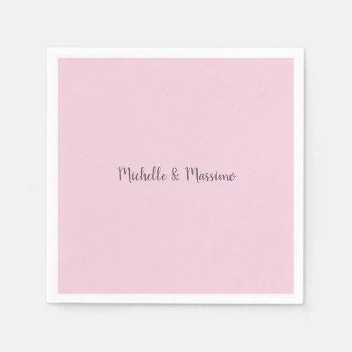 Professional Unique Classical Plain Couple Names Napkins