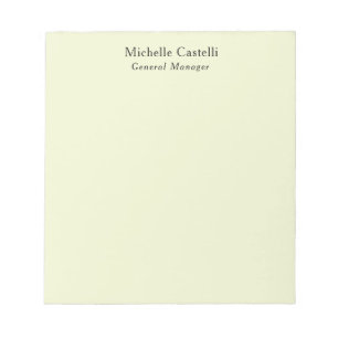 Professional Unique Classical Plain Notepad