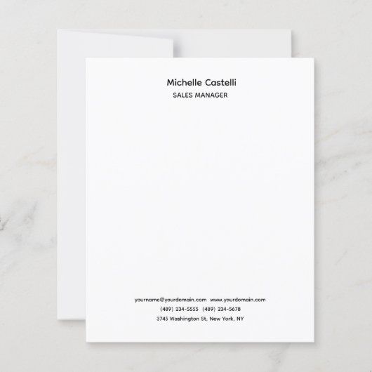 Professional Unique Classical Simple (Front)