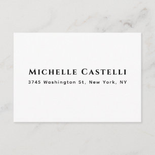 Professional Unique Classical Simple Black & White Enclosure Card