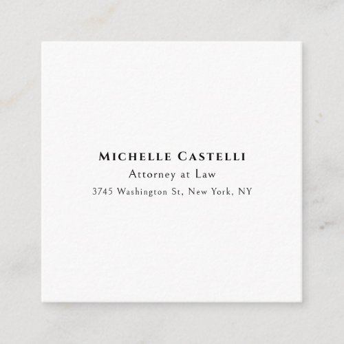 Professional Unique Classical Simple Black & White Enclosure Card