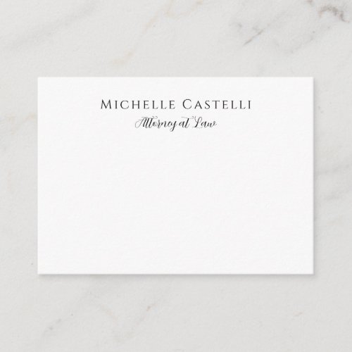 Professional Unique Classical Simple Black & White Enclosure Card