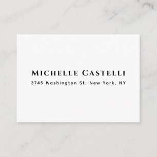 Professional Unique Classical Simple Black & White Enclosure Card