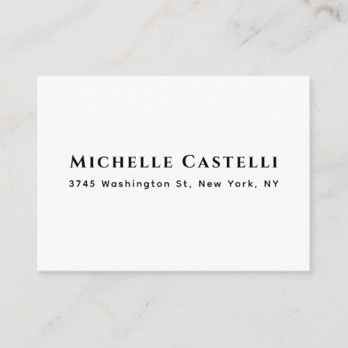 Professional Unique Classical Simple Black & White Enclosure Card