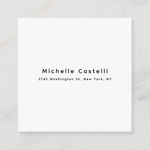 Professional Unique Classical Simple Black & White Enclosure Card