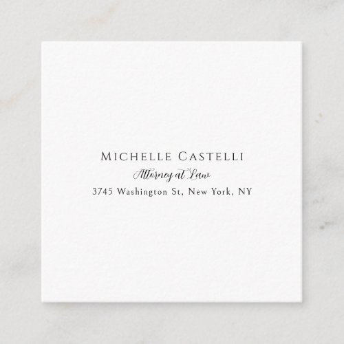 Professional Unique Classical Simple Black & White Enclosure Card