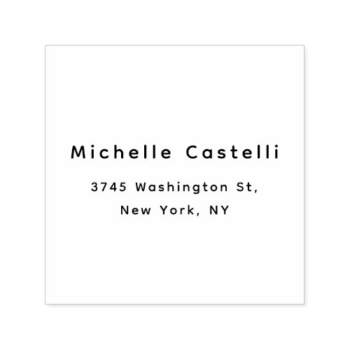 Professional Unique Classical Simple Black & White Self-inking Stamp