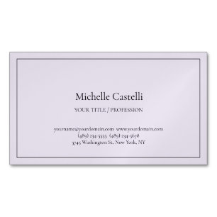 Professional Unique Classical Simple Business Card Magnet