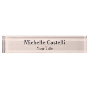 Professional Unique Classical Simple Desk Name Plate